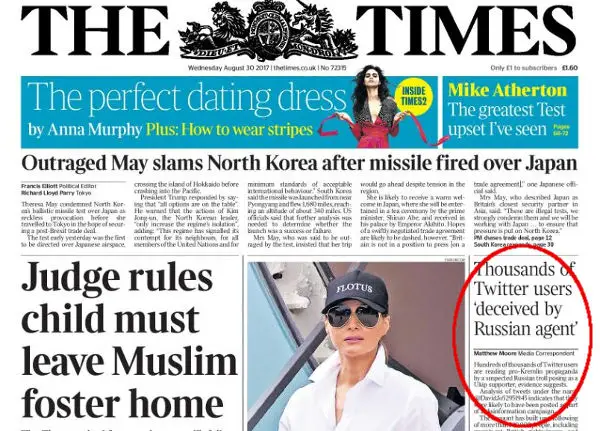 The Times Russian Troll