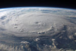 Hurricane from ISS