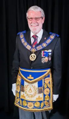 Mike Wilks, the Provincial Grand Master of the Masonic Province of Hampshire and Isle of Wight.