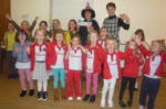 Wootton Rainbows and Brownies with Rachel Brown and Carol Firth (in hat).
