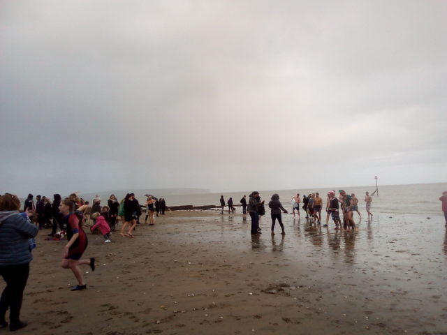 Shanklin Boxing Day Swim by Carly Forder