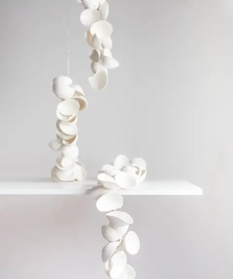 Koined porcelain with silver, Sue Paraskeva 2017. Photography by Julian Winslow.