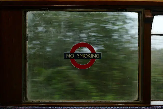 no smoking on shanklin train