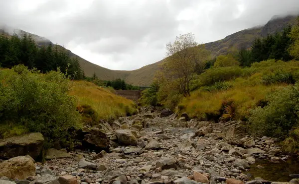 dry river bed in scotland 