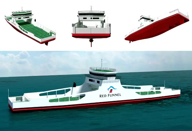 red funnel new freight vessel