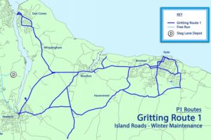 Isle of Wight Gritting Routes 1