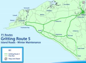 Isle of Wight Gritting Route 5