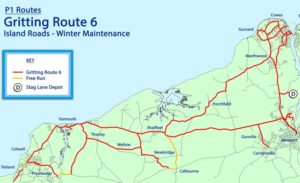 Isle of Wight Gritting Route 6