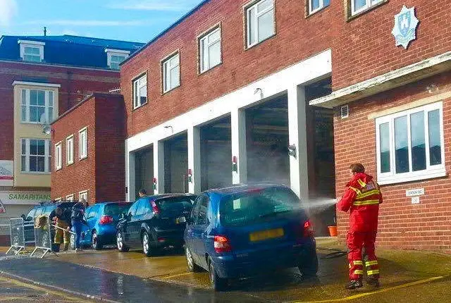 firefighters car wash