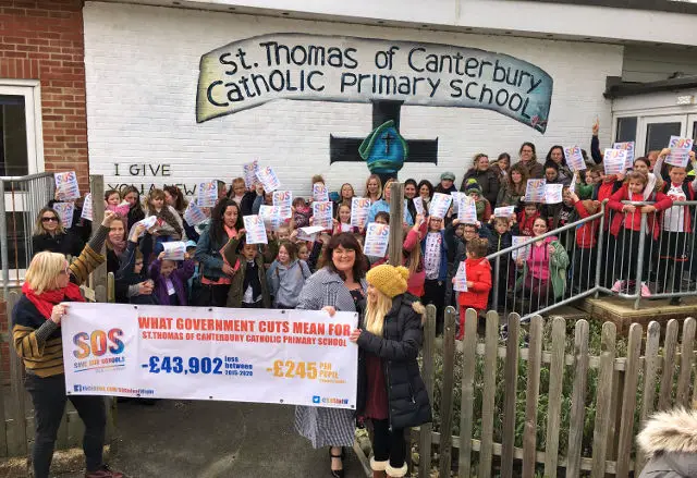 save our school st thomas event
