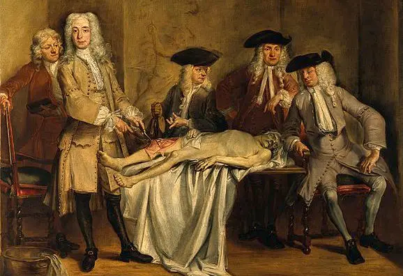 Anatomy of Dr Willem Roell. Oil painting by B. F. Landis Wellcome Images