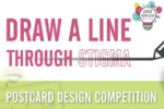 draw a line postcard comp