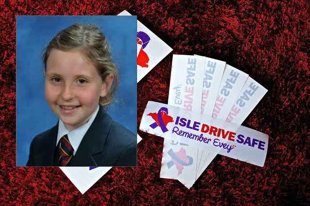 isle drive safe stickers with evey portrait
