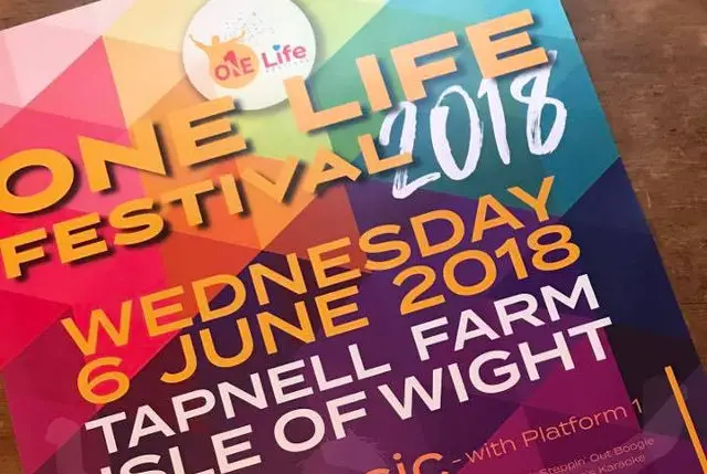 one life festival flyer