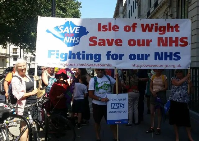 NHS at 70 London march