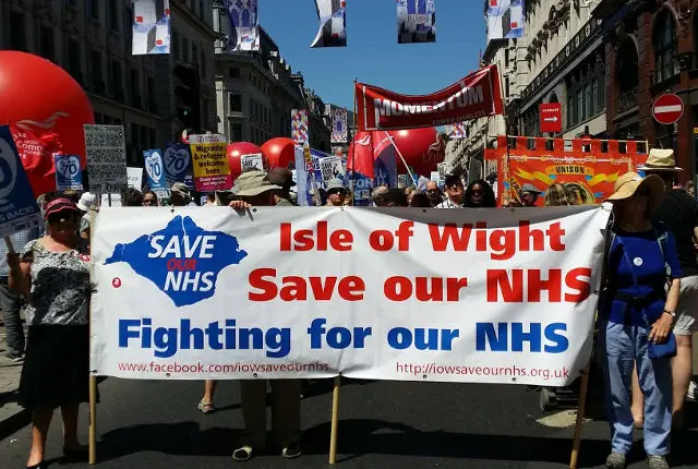 NHS70 London march 2