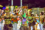 Samba band dancers