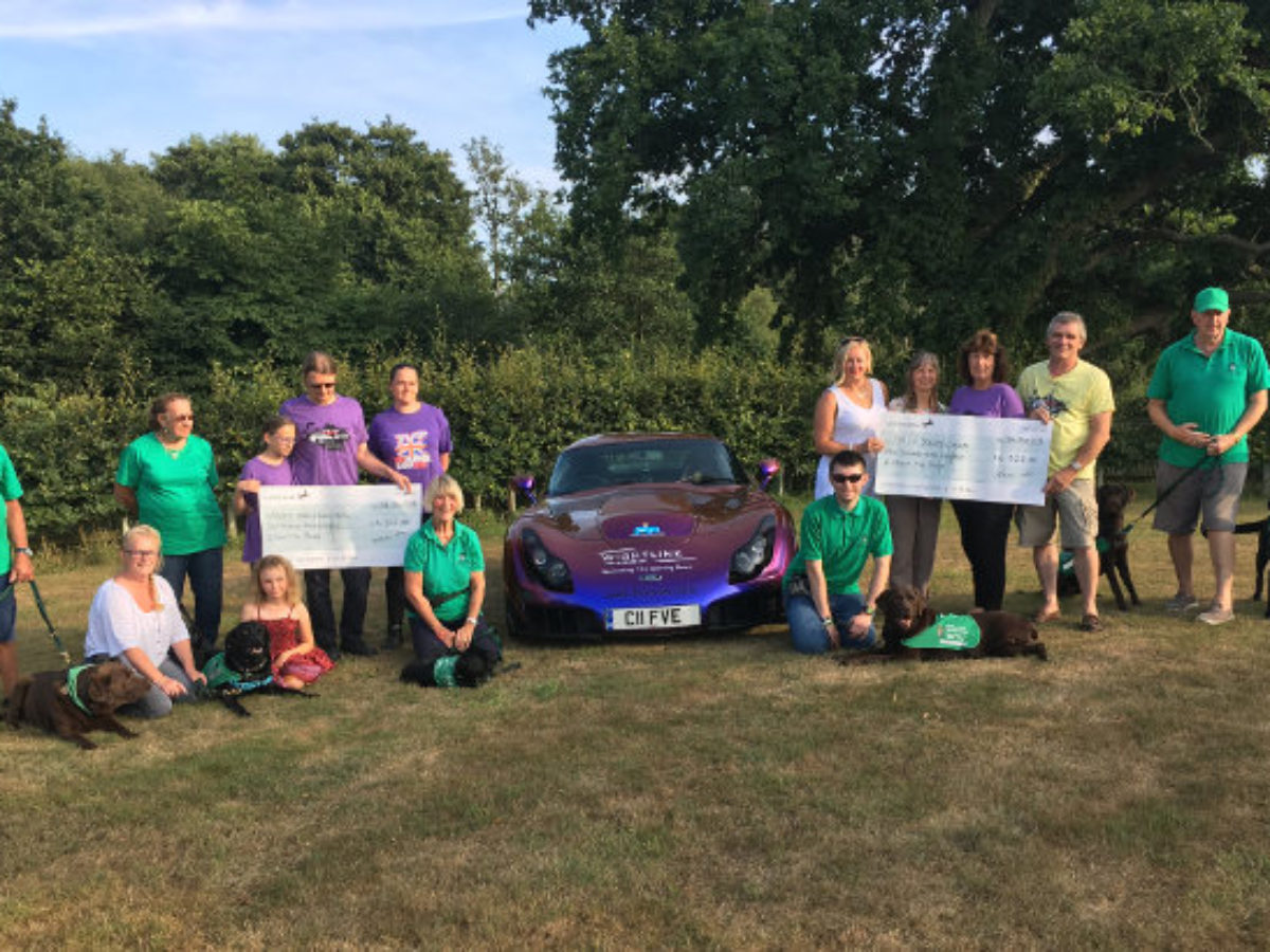 TVR fans raised almost £9,000 for two Isle of Wight youth charities