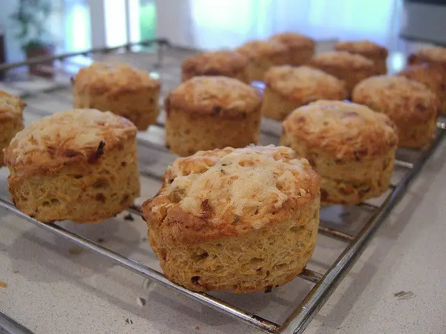 cheese and onion scones