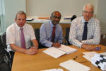 The PFI contract being signed