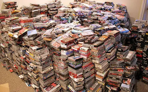 Pile of NHS tapes 