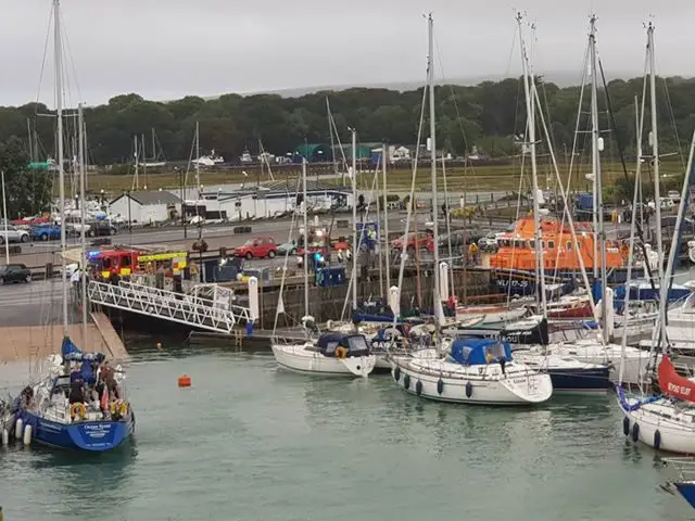 Fie service at Yarmouth Harbour