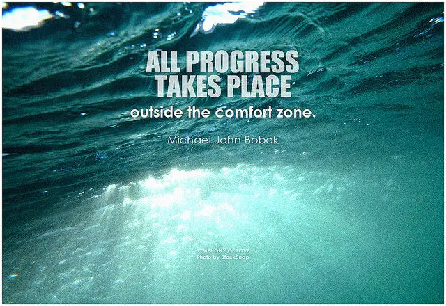 All progress takes place