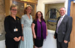 Isle of Wight Council strategic development officer Jade Kennett, co-chair of governors for The Federation of the Church Schools of Shalfleet and Yarmouth Carla Bradshaw, headteacher Lizzie Grainger and Councillor Paul Brading, Cabinet member for children's services, education and skills