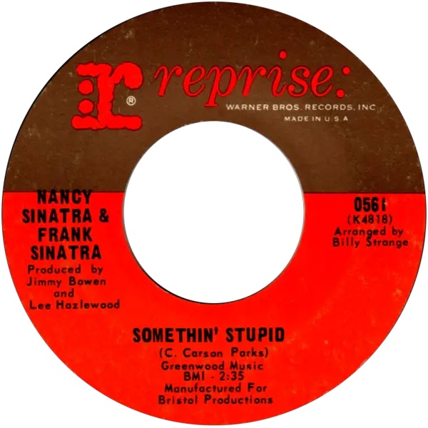 Somethin'_Stupid_by_Frank_and_Nancy_Sinatra - public domain