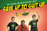 save up to suit up poster