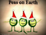 peas on earth tapestry