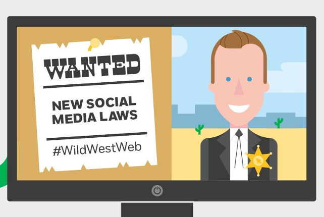wild west web promo poster