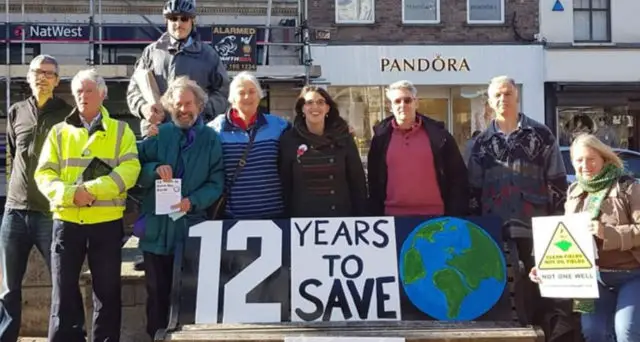 12 years to save the planet campaigners 