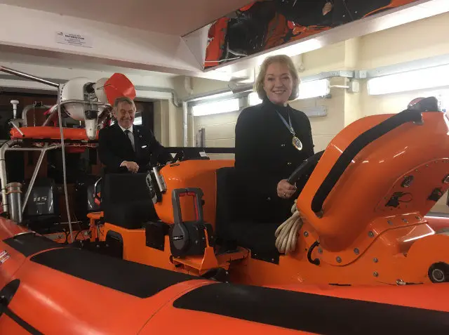 High Sheriff at cowes rnli