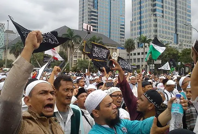 Muslim protest 
