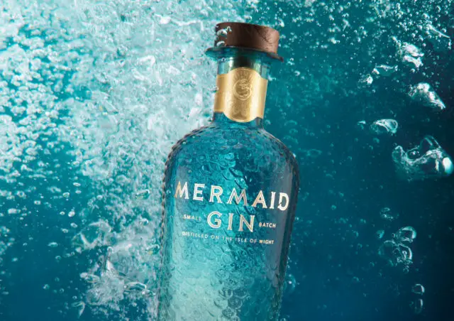 The new Mermaid Gin Bottle