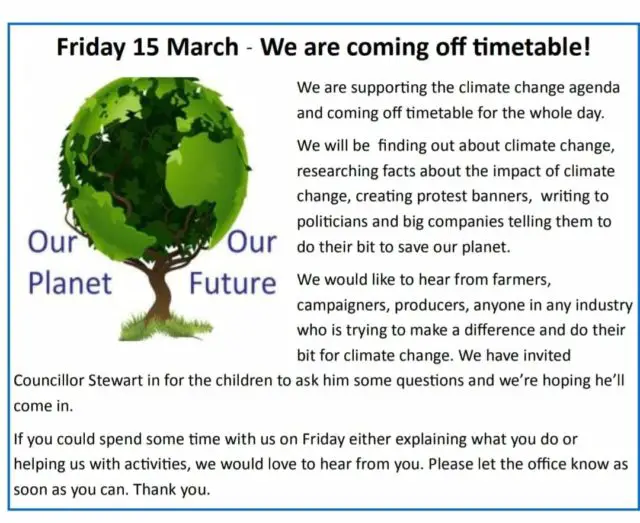Youth Strike 4 Climate at Niton Primary