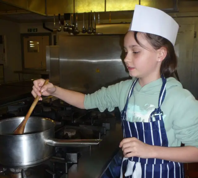 Girlguiding cookery competition
