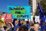 'islanders for europe' on march in london