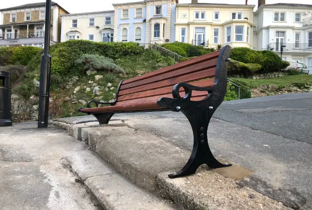 Benchgate - the new bench from the left