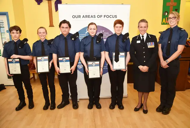 Cadets and Chief Constable