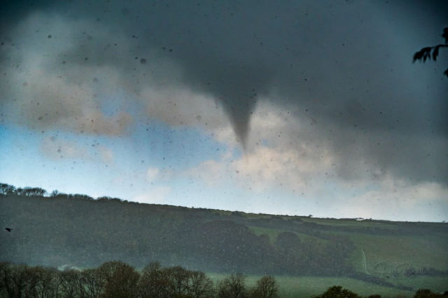 Funnel behind Stenbury Down by Jamie Russell/Island Visions Photography