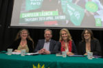 Vix at the launch with other Greens