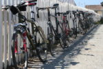 bicycles lined up