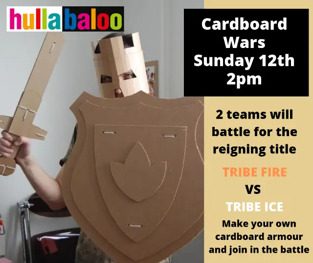 Take part in cardboard wars