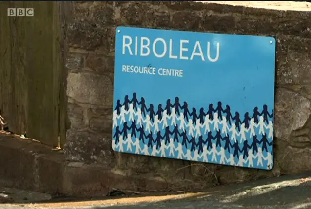 Riboleau House as seen on BBC news