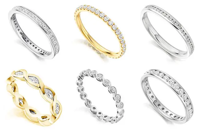 Selection of Eternity Rings from Serendipity Diamonds