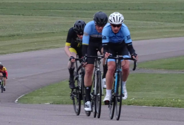 James Veal in cycle race