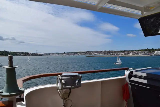 View of Cowes and East Cowes from  cruise ship, Hanseatic Nature