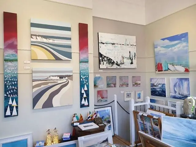 Seaview Art Gallery interior